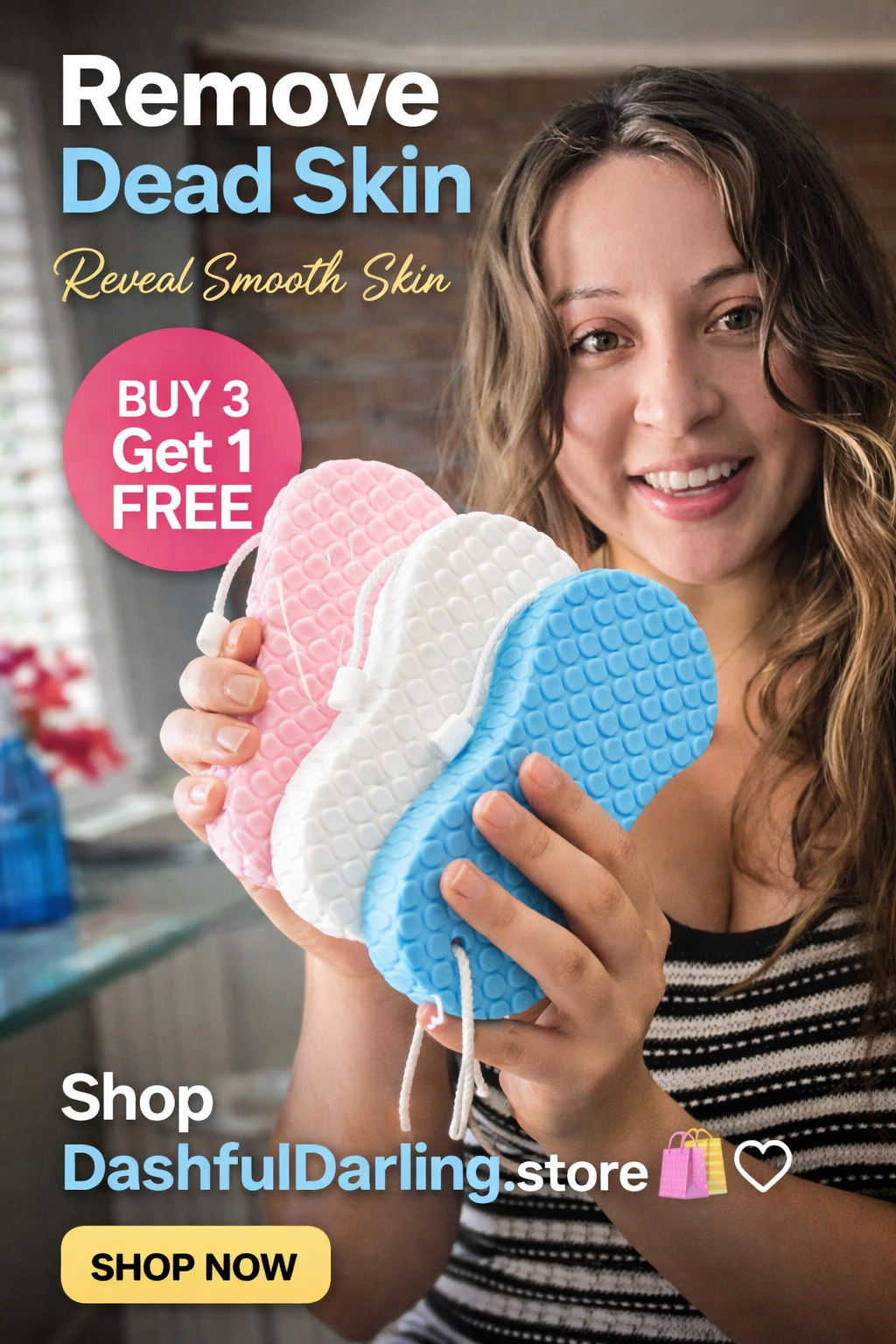 Dead Skin Gentle Exfoliator (Pack of 3) Free Shipping